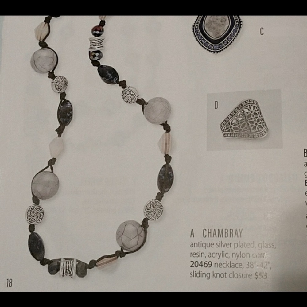 Premier Designs “Chambray" necklace